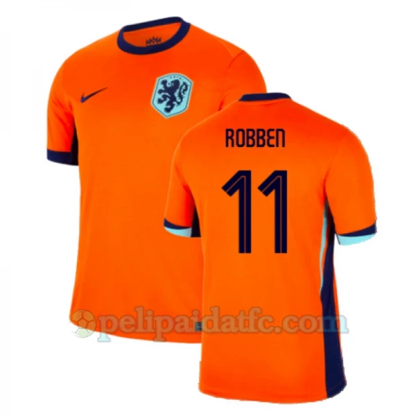 Arjen Robben #11 Alankomaat Jalkapallo Pelipaidat EM 2024 Kotipaita Miesten