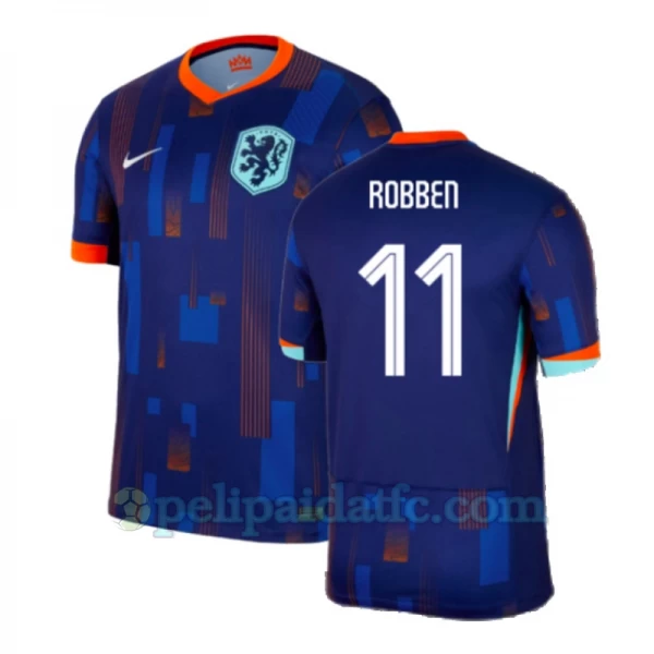 Arjen Robben #11 Alankomaat Jalkapallo Pelipaidat EM 2024 Vieraspaita Miesten