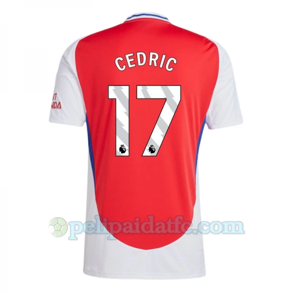 Arsenal FC Cedric #17 Jalkapallo Pelipaidat 2024-25 Kotipaita Miesten