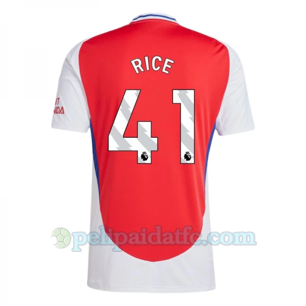Arsenal FC Declan Rice #41 Jalkapallo Pelipaidat 2024-25 Kotipaita Miesten