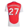 Arsenal FC Marquinhos #27 Jalkapallo Pelipaidat 2024-25 Kotipaita Miesten