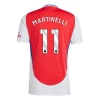 Arsenal FC Martinelli #11 Jalkapallo Pelipaidat 2024-25 Kotipaita Miesten