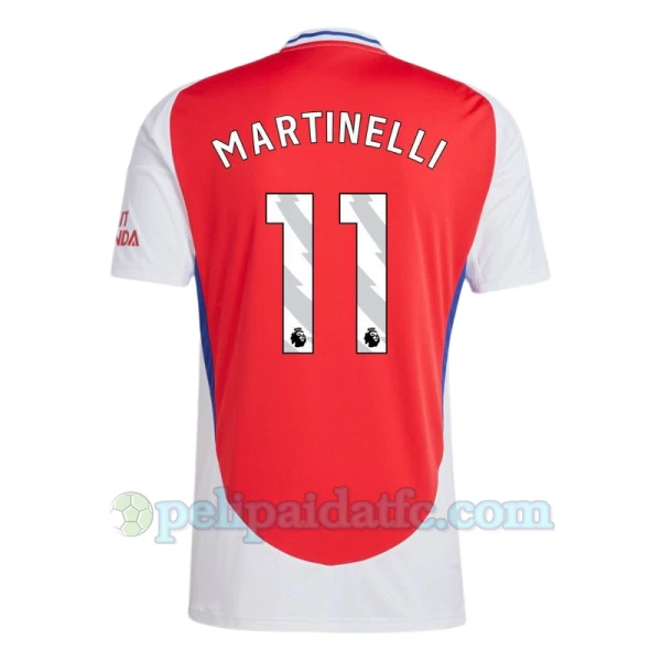 Arsenal FC Martinelli #11 Jalkapallo Pelipaidat 2024-25 Kotipaita Miesten