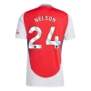 Arsenal FC Nelson #24 Jalkapallo Pelipaidat 2024-25 Kotipaita Miesten