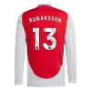 Arsenal FC Runarsson #13 Jalkapallo Pelipaidat 2024-25 Kotipaita Miesten Pitkähihainen