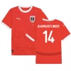 Baumgartlinger #14 Itävalta Jalkapallo Pelipaidat EM 2024 Kotipaita Miesten