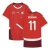 Behrami #11 Sveitsi Jalkapallo Pelipaidat EM 2024 Kotipaita Miesten