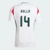Bendeguz Bolla #14 Unkari Jalkapallo Pelipaidat EM 2024 Vieraspaita Miesten