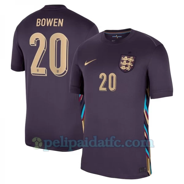 Bowen #20 Englanti Jalkapallo Pelipaidat EM 2024 Vieraspaita Miesten