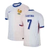 Cantona #7 Ranska Jalkapallo Pelipaidat EM 2024 Vieraspaita Miesten