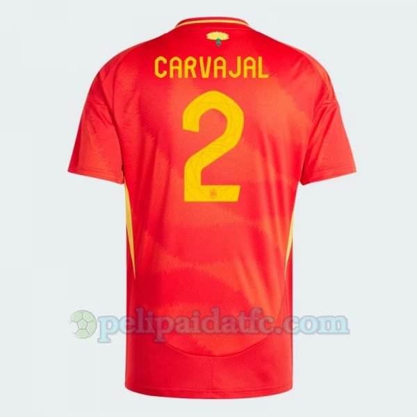 Carvajal #2 Espanja Jalkapallo Pelipaidat EM 2024 Kotipaita Miesten
