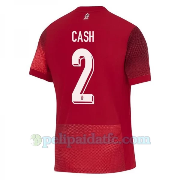 Cash #2 Puola Jalkapallo Pelipaidat EM 2024 Vieraspaita Miesten