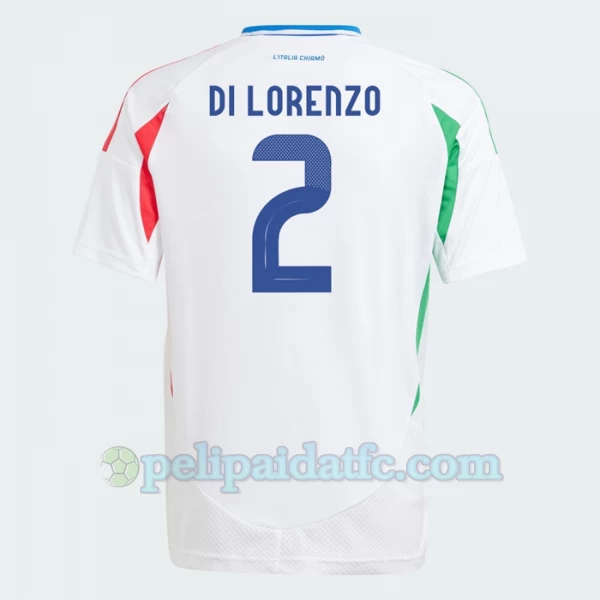 Di Lorenzo #2 Italia Jalkapallo Pelipaidat EM 2024 Vieraspaita Miesten