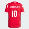 Dominik Szoboszlai #10 Unkari Jalkapallo Pelipaidat EM 2024 Kotipaita Miesten