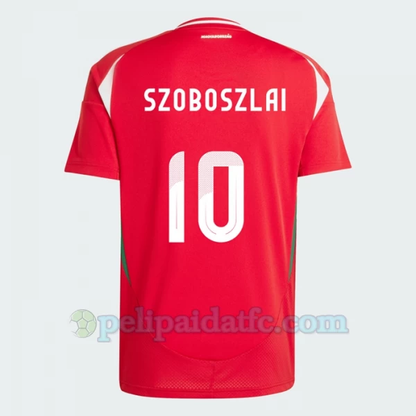 Dominik Szoboszlai #10 Unkari Jalkapallo Pelipaidat EM 2024 Kotipaita Miesten