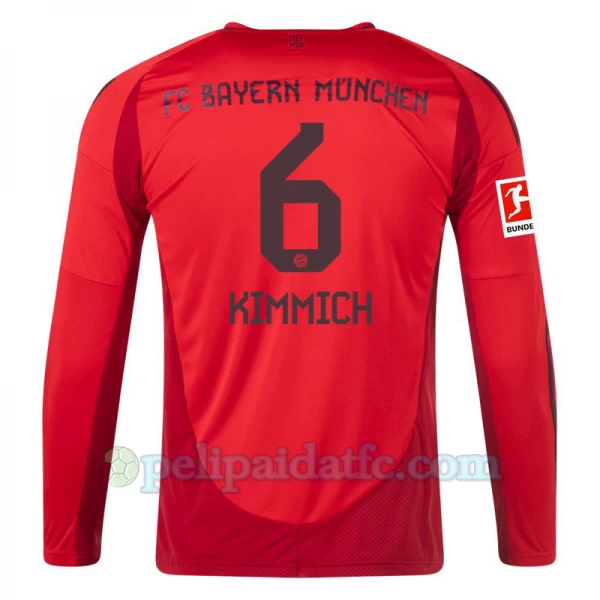 FC Bayern München Joshua Kimmich #6 Jalkapallo Pelipaidat 2024-25 Kotipaita Miesten Pitkähihainen