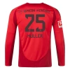 FC Bayern München Thomas Müller #25 Jalkapallo Pelipaidat 2024-25 Kotipaita Miesten Pitkähihainen