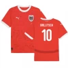 Grillitsch #10 Itävalta Jalkapallo Pelipaidat EM 2024 Kotipaita Miesten