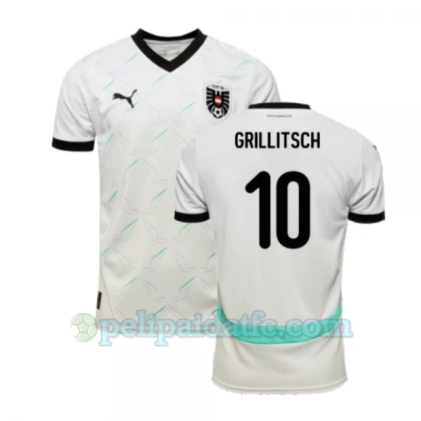 Grillitsch #10 Itävalta Jalkapallo Pelipaidat EM 2024 Vieraspaita Miesten