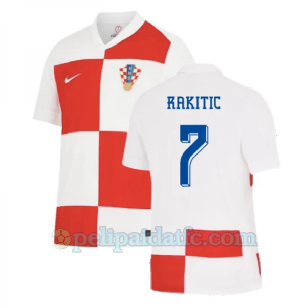 Ivan Rakitic #7 Kroatia Jalkapallo Pelipaidat EM 2024 Kotipaita Miesten