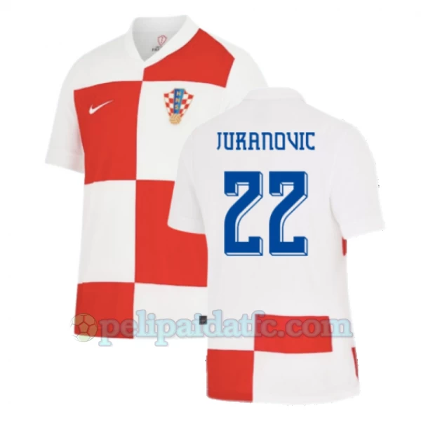 Juranovic #22 Kroatia Jalkapallo Pelipaidat EM 2024 Kotipaita Miesten