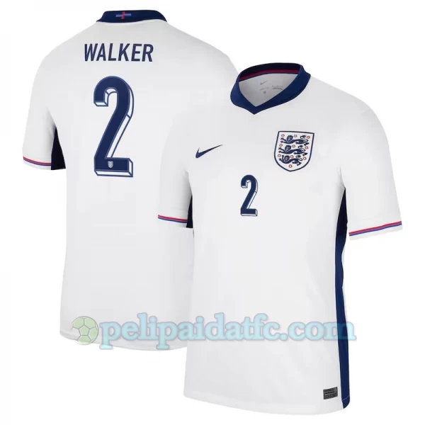 Kyle Walker #2 Englanti Jalkapallo Pelipaidat EM 2024 Kotipaita Miesten