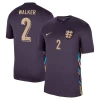 Kyle Walker #2 Englanti Jalkapallo Pelipaidat EM 2024 Vieraspaita Miesten
