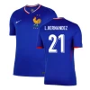 L.Hernandez #21 Ranska Jalkapallo Pelipaidat EM 2024 Kotipaita Miesten