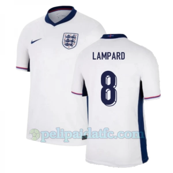 Lampard #8 Englanti Jalkapallo Pelipaidat EM 2024 Kotipaita Miesten