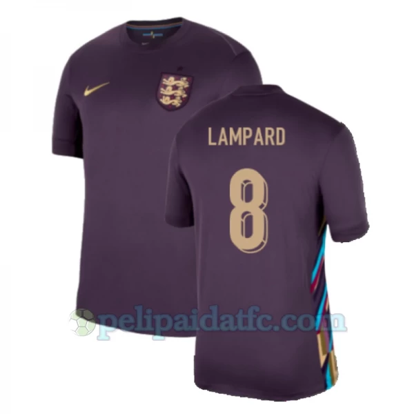 Lampard #8 Englanti Jalkapallo Pelipaidat EM 2024 Vieraspaita Miesten