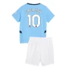Lasten Manchester City Jack Grealish #10 Jalkapallo Pelipaidat 2024-25 Kotipaita (+ Lyhyet Housut)