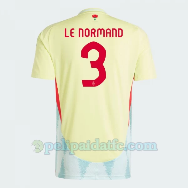 Le Normand #3 Espanja Jalkapallo Pelipaidat EM 2024 Vieraspaita Miesten