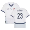 Lehmann #23 Sveitsi Jalkapallo Pelipaidat EM 2024 Vieraspaita Miesten