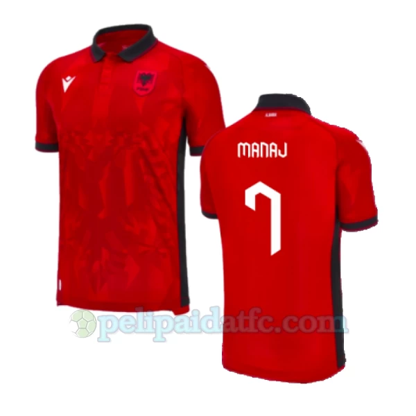 Manaj #7 Albania Jalkapallo Pelipaidat EM 2024 Kotipaita Miesten