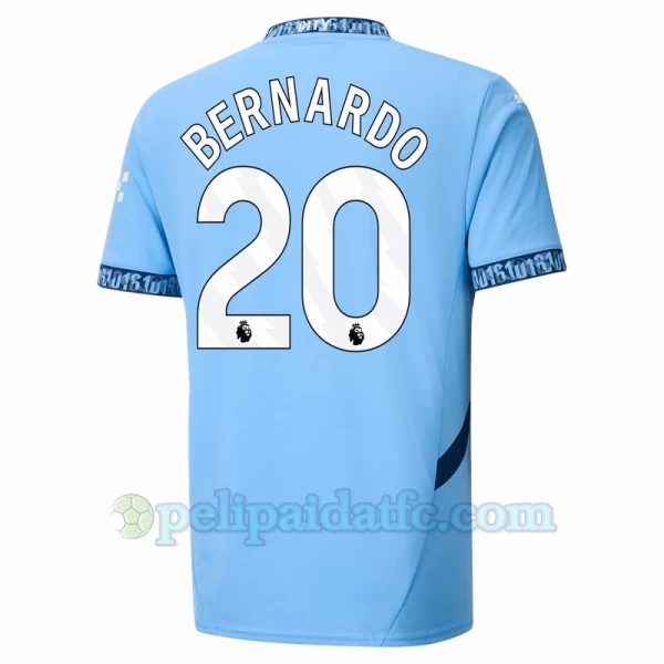 Manchester City Bernardo Silva #20 Jalkapallo Pelipaidat 2024-25 Kotipaita Miesten