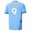 Manchester City Erling Haaland #9 Jalkapallo Pelipaidat 2024-25 Kotipaita Miesten