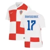 Mandzukic #17 Kroatia Jalkapallo Pelipaidat EM 2024 Kotipaita Miesten