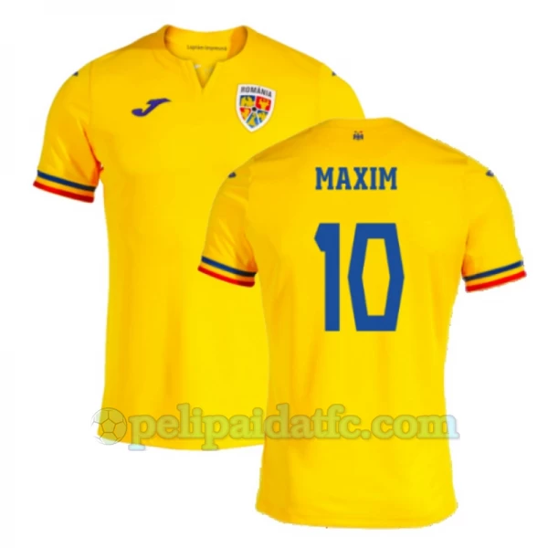 Maxim #10 Romania Jalkapallo Pelipaidat EM 2024 Kotipaita Miesten