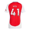 Naisten Arsenal FC Declan Rice #41 Jalkapallo Pelipaidat 2024-25 Kotipaita
