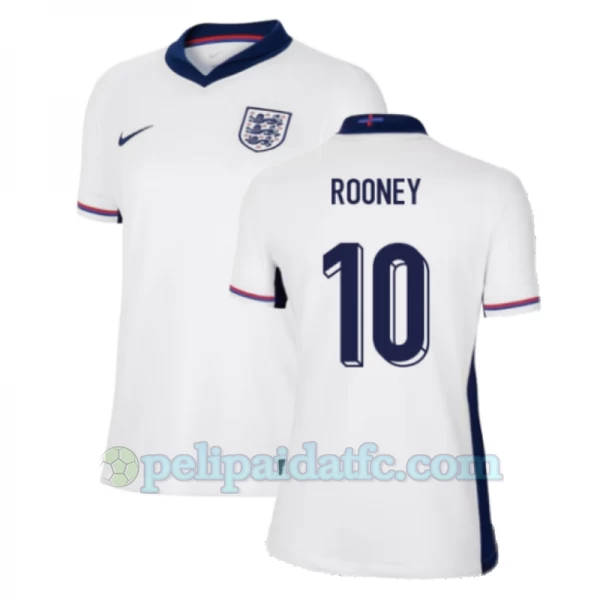 Naisten Wayne Rooney #10 Englanti Jalkapallo Pelipaidat EM 2024 Kotipaita