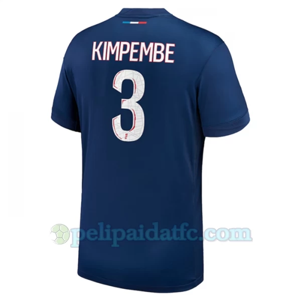 Paris Saint-Germain PSG Kimpembe #3 Jalkapallo Pelipaidat 2024-25 Kotipaita Miesten