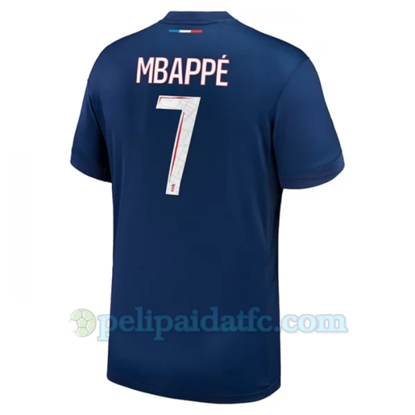 Paris Saint-Germain PSG Kylian Mbappé #7 Jalkapallo Pelipaidat 2024-25 Kotipaita Miesten