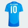 Pellegrini #10 Italia Jalkapallo Pelipaidat EM 2024 Kotipaita Miesten