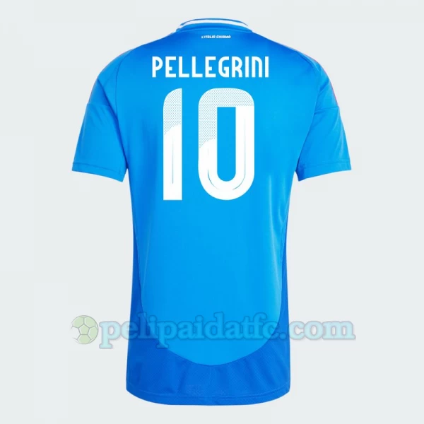 Pellegrini #10 Italia Jalkapallo Pelipaidat EM 2024 Kotipaita Miesten