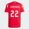 Peter Szappanos #17 Unkari Jalkapallo Pelipaidat EM 2024 Kotipaita Miesten