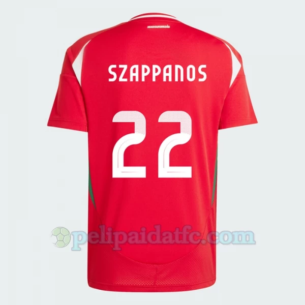 Peter Szappanos #17 Unkari Jalkapallo Pelipaidat EM 2024 Kotipaita Miesten