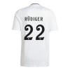 Real Madrid Antonio Rudiger #22 Jalkapallo Pelipaidat 2024-25 Kotipaita Miesten