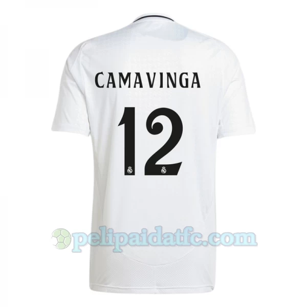 Real Madrid Camavinga #12 Jalkapallo Pelipaidat 2024-25 Kotipaita Miesten