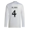 Real Madrid David Alaba #4 Jalkapallo Pelipaidat 2024-25 Kotipaita Miesten Pitkähihainen