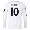 Real Madrid Luka Modrić #10 Jalkapallo Pelipaidat 2024-25 HP Kotipaita Miesten Pitkähihainen
